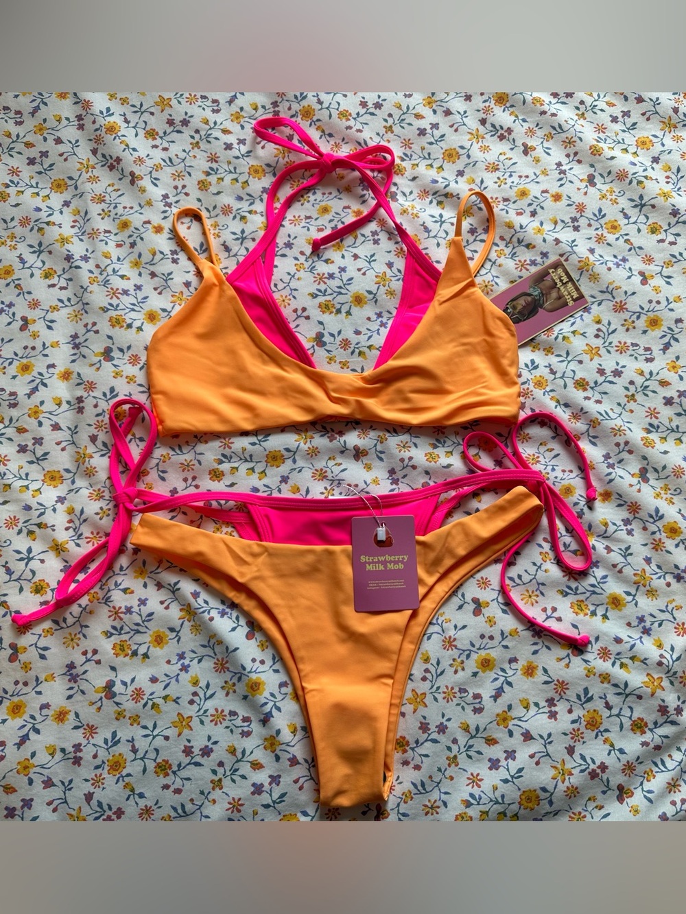 Strawberry Milk Mob Paros Double Dipped Two-Piece Bikini